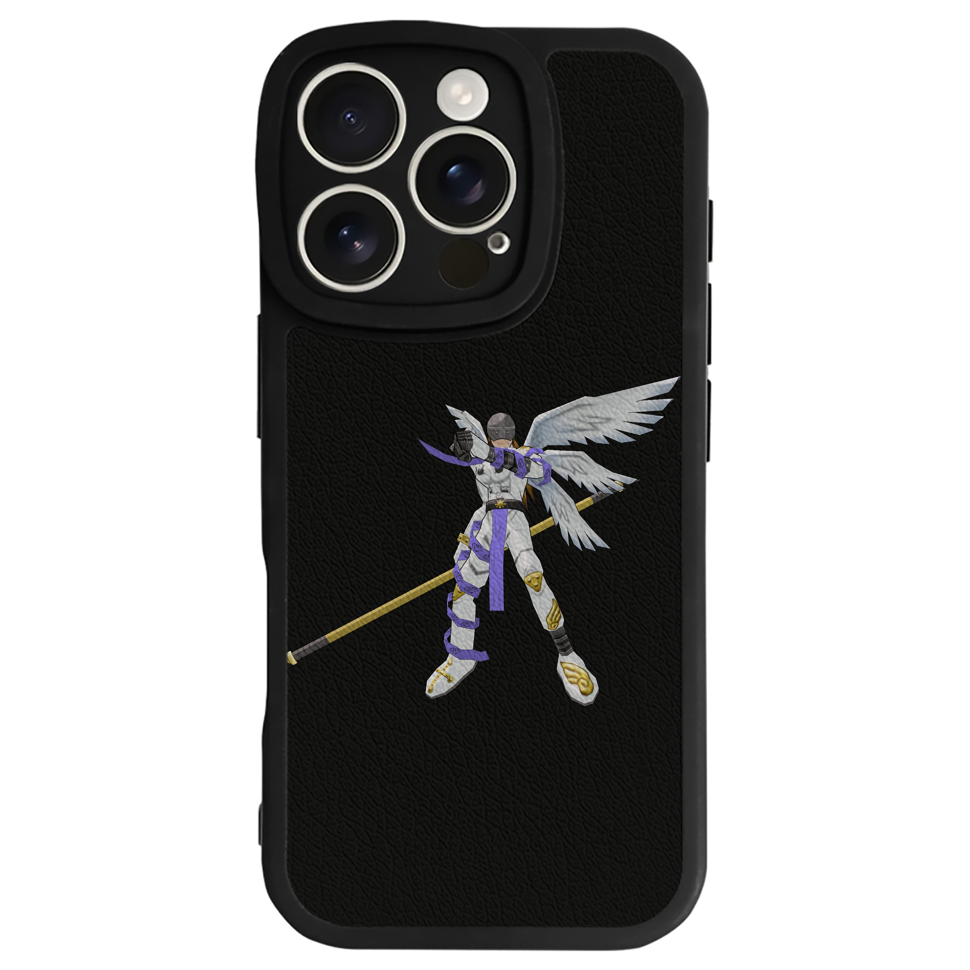 （画像用） Digimon デジタルモンスター/デジモン 【iPhone 16シリーズ対応】シリコンスマホケース（レザー調） 材質：シリコン